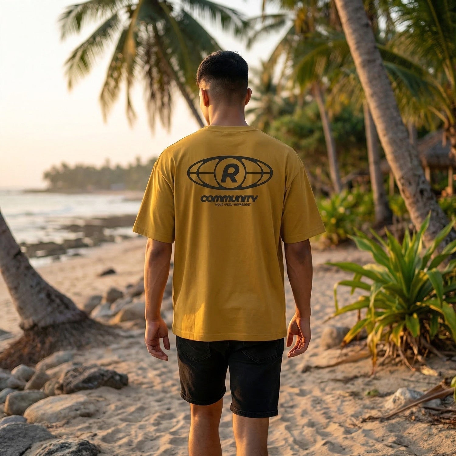 Community Printed Tee | Men’s Oversize Fit T-Shirt