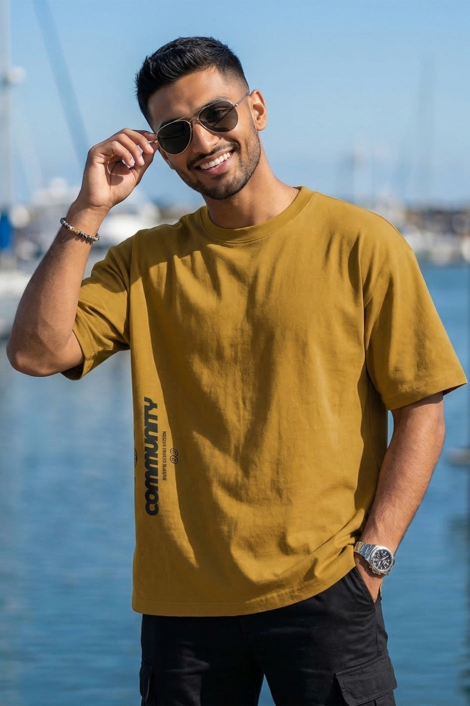 Community Printed Tee | Men’s Oversize Fit T-Shirt