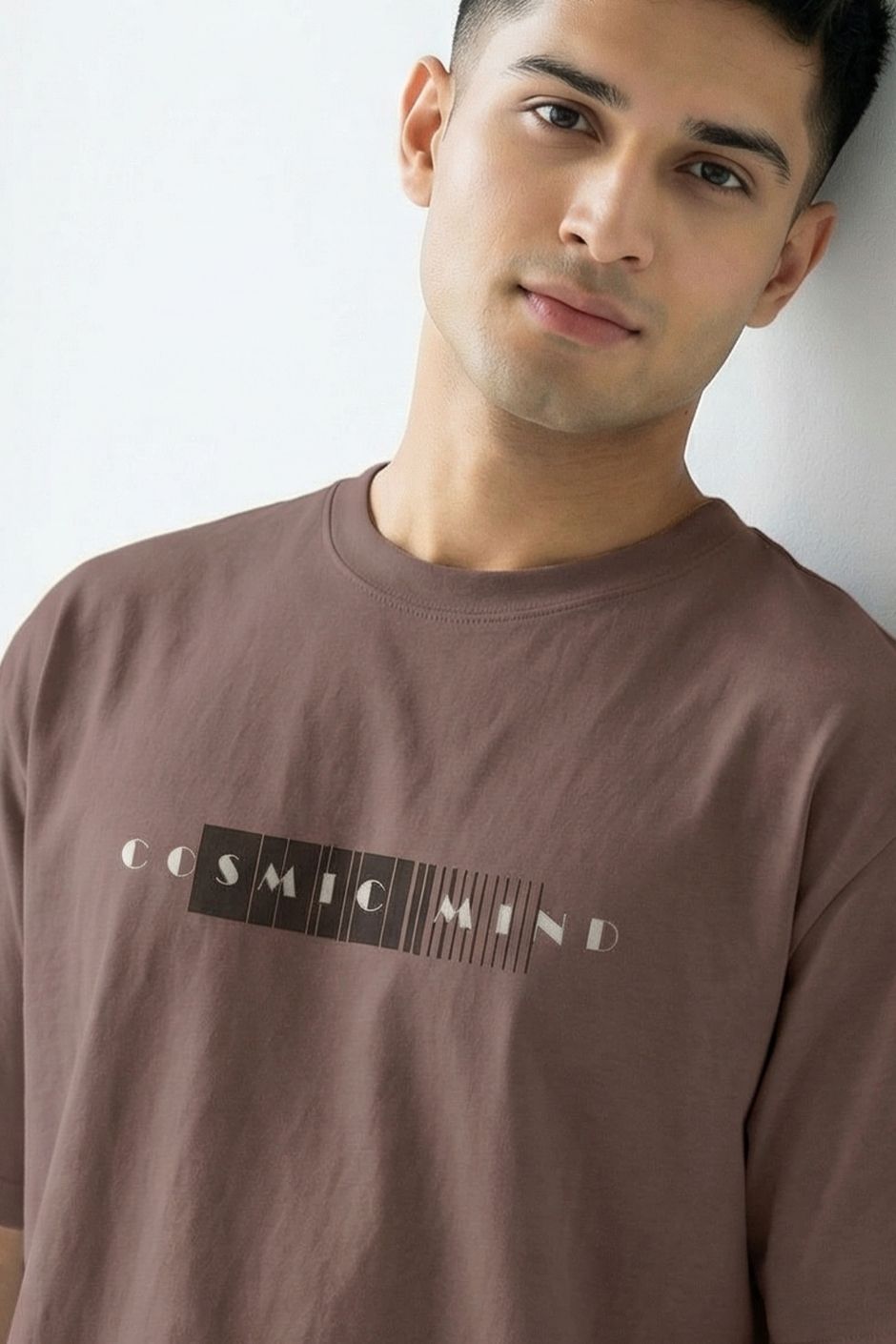 Cosmic Mind Printed Tee | Men’s Oversize Fit T-Shirt