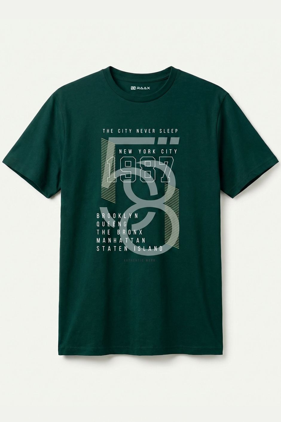58 NYRK CITY Printed Tee | Men’s Regular Fit T-Shirt
