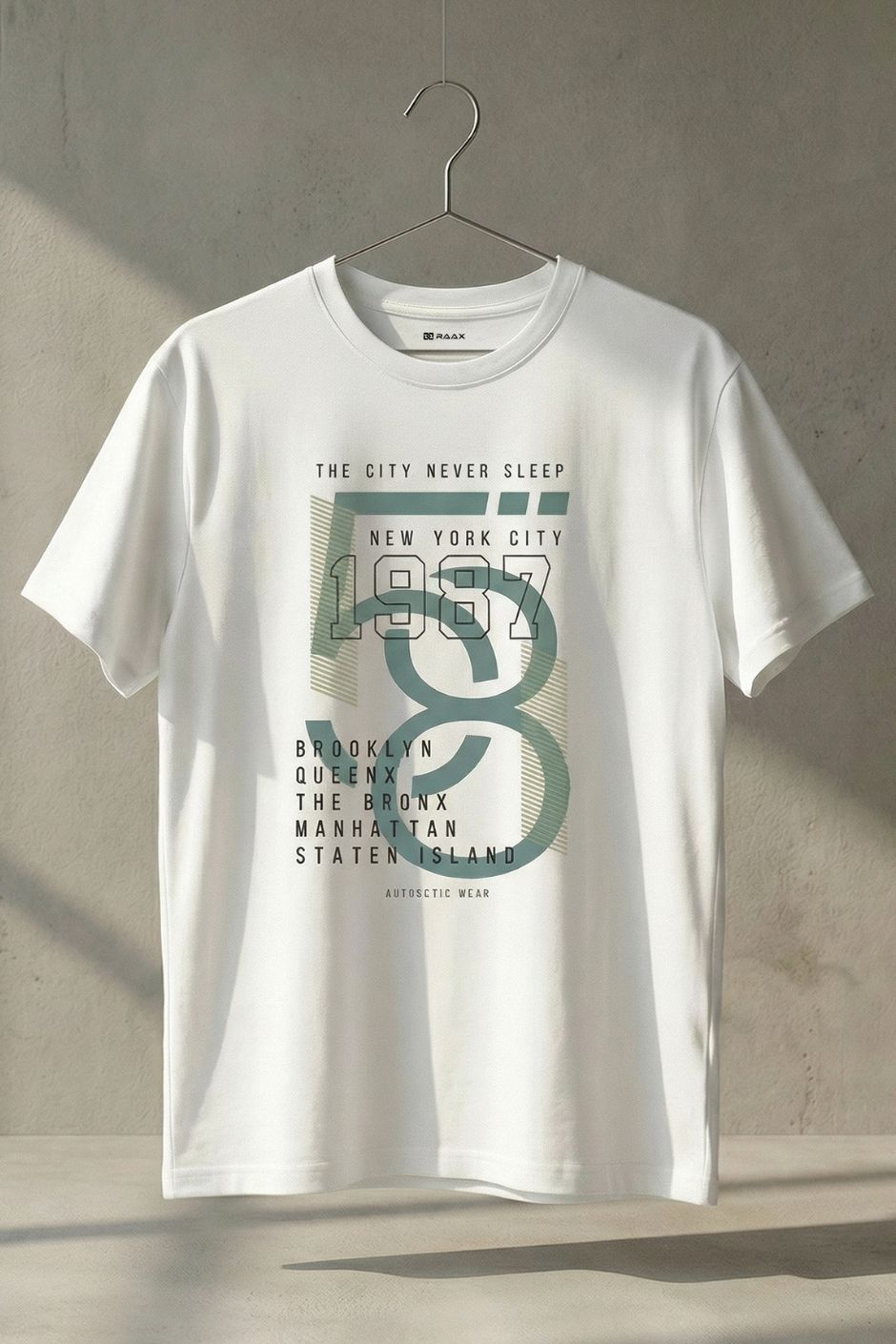 NYKCTY 1987 Printed Tee | Men’s Regular Fit T-Shirt