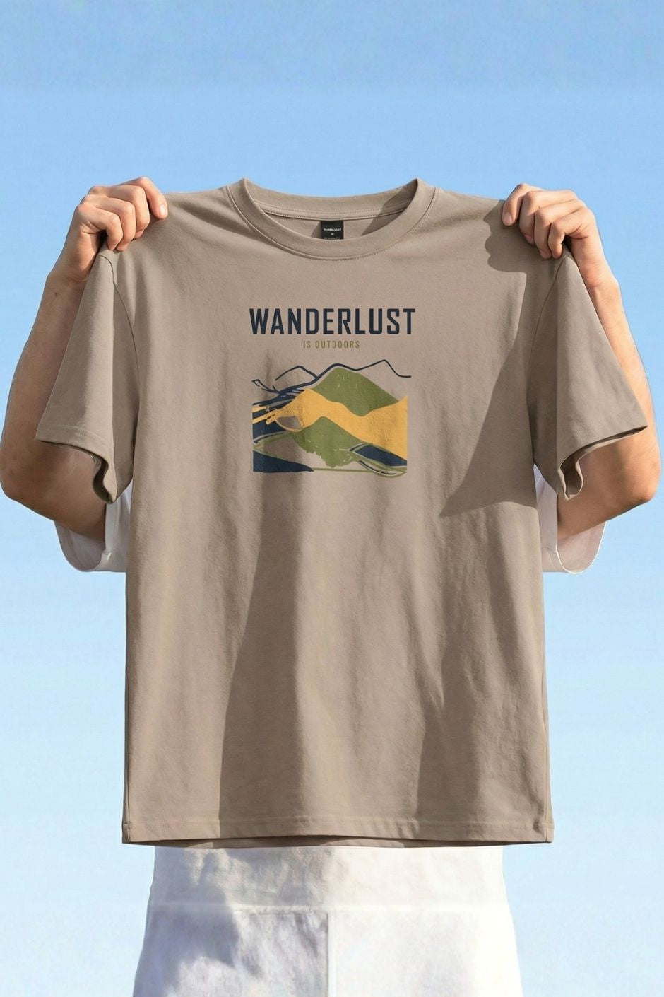 Wanderlust Printed Tee | Men’s Regular Fit T-Shirt