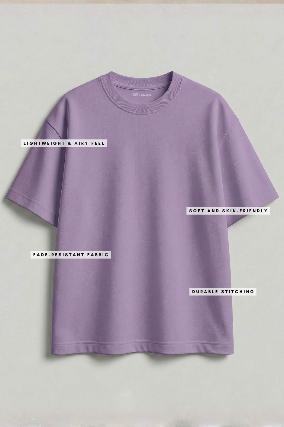 Men’s Regular Essential Crew Tee – Lilac
