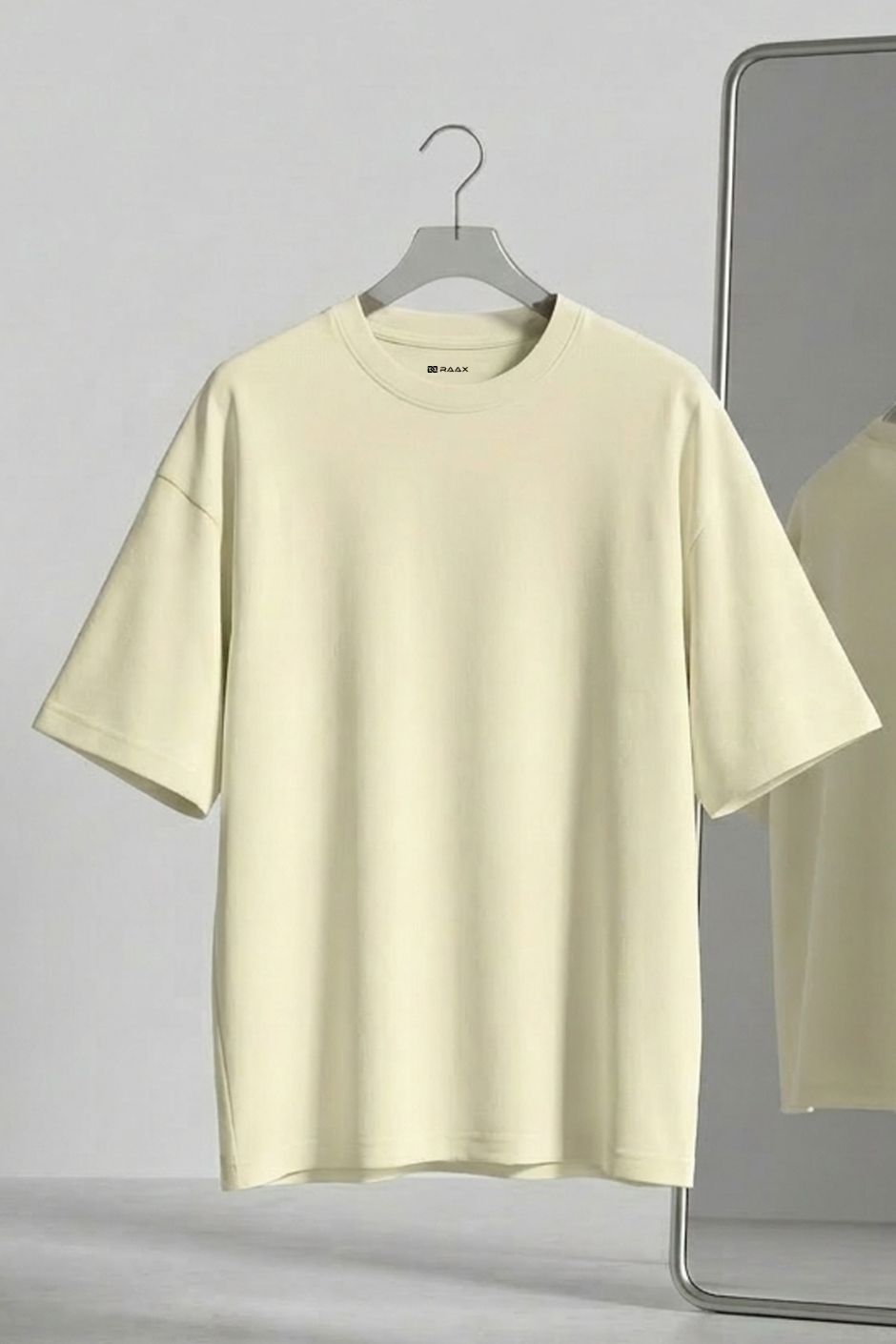 Women’s Oversize Essential Crew Tee – Offwhite