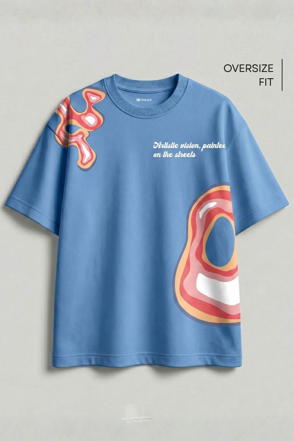 Artistic Street Printed Tee | Women's Oversize Fit T-Shirt