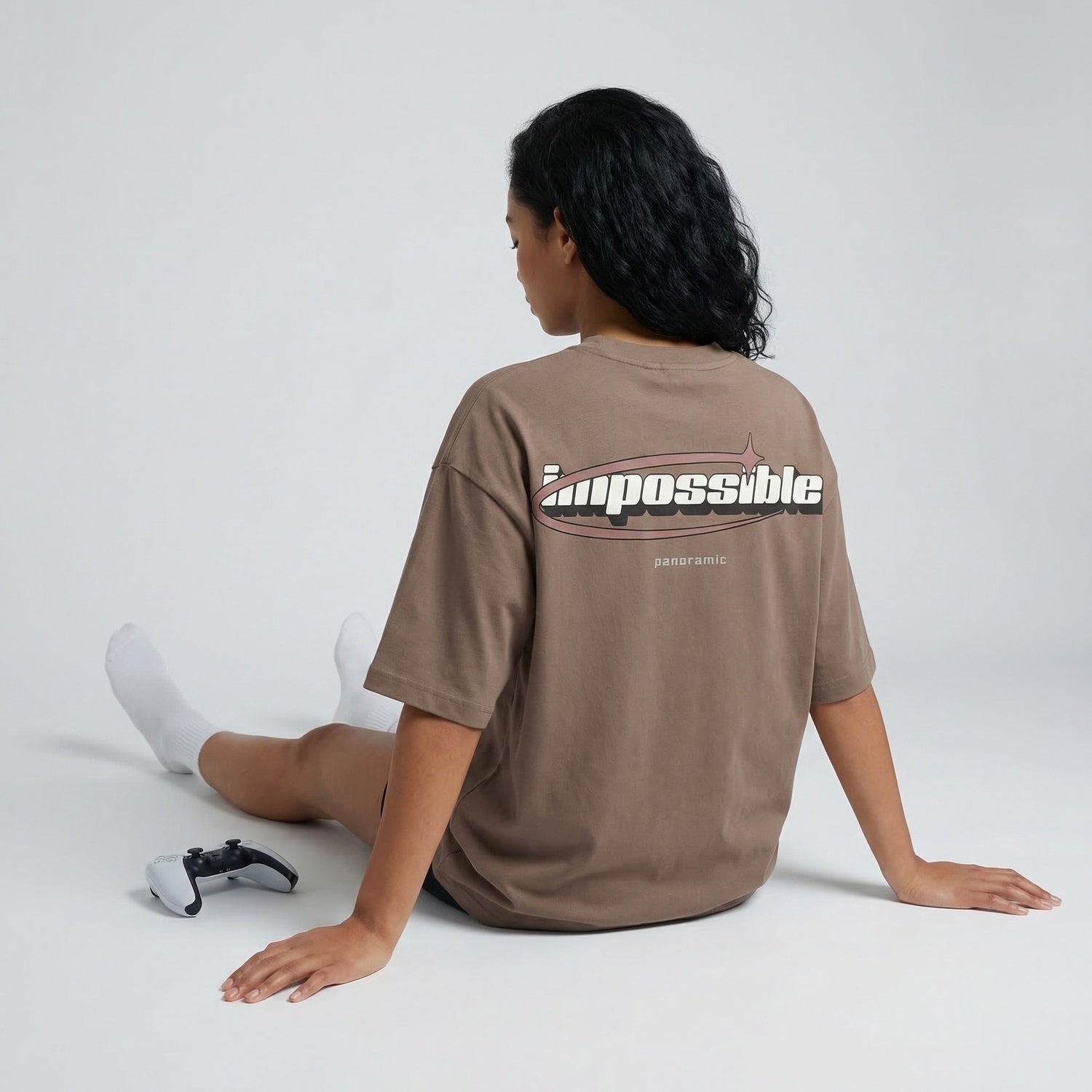 Panoramic Printed Tee | Women’s Oversize T-Shirt