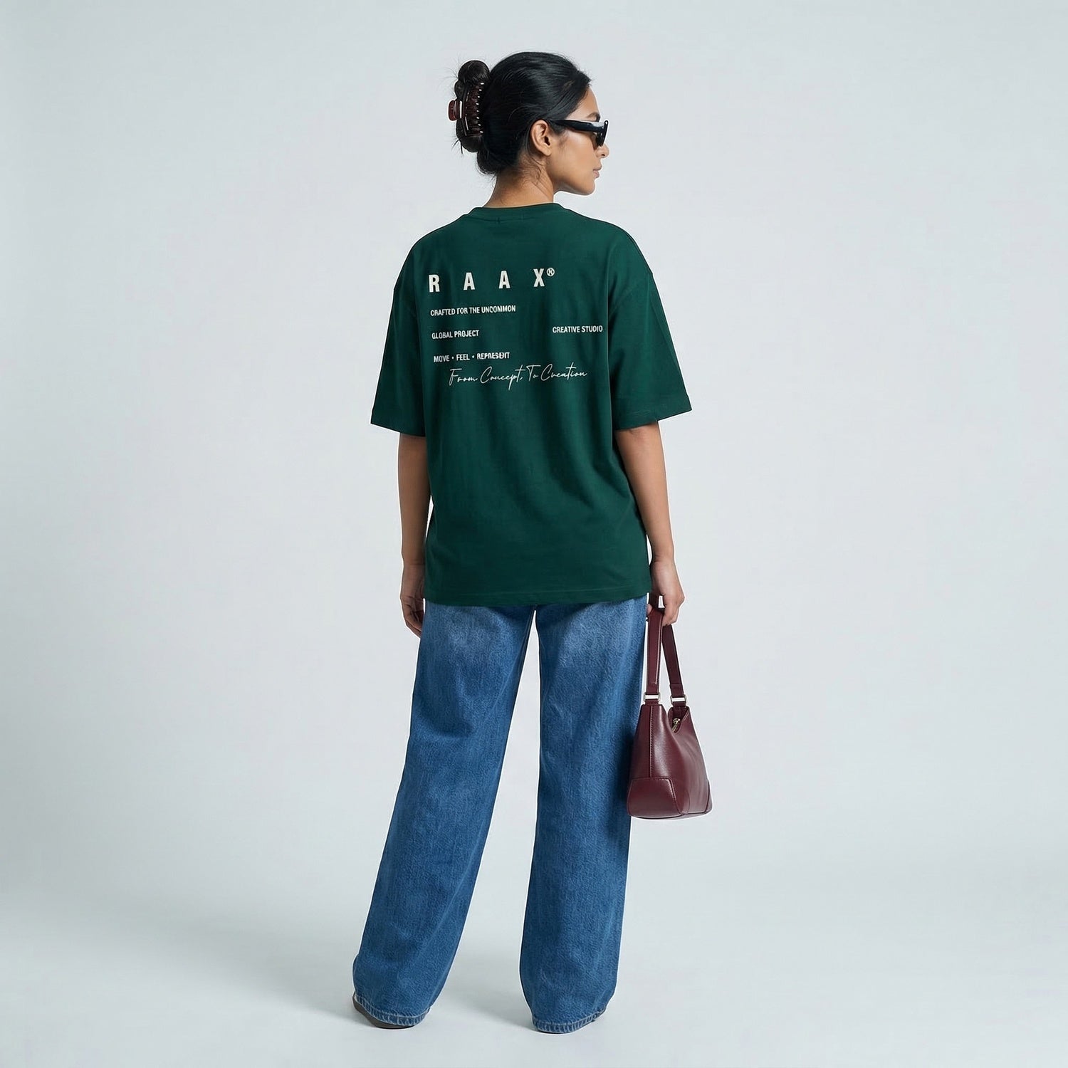 RAAX Creative Studio Printed Tee | Women’s Oversize T-Shirt