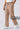 Light beige cargo jogger with boxy side utility pockets on a white background