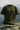 Olive t-shirt with 'Dystopia' text on a mountainous background