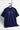 Royal blue t-shirt with 'OUTER SPACE' text on a hanger against a white background
