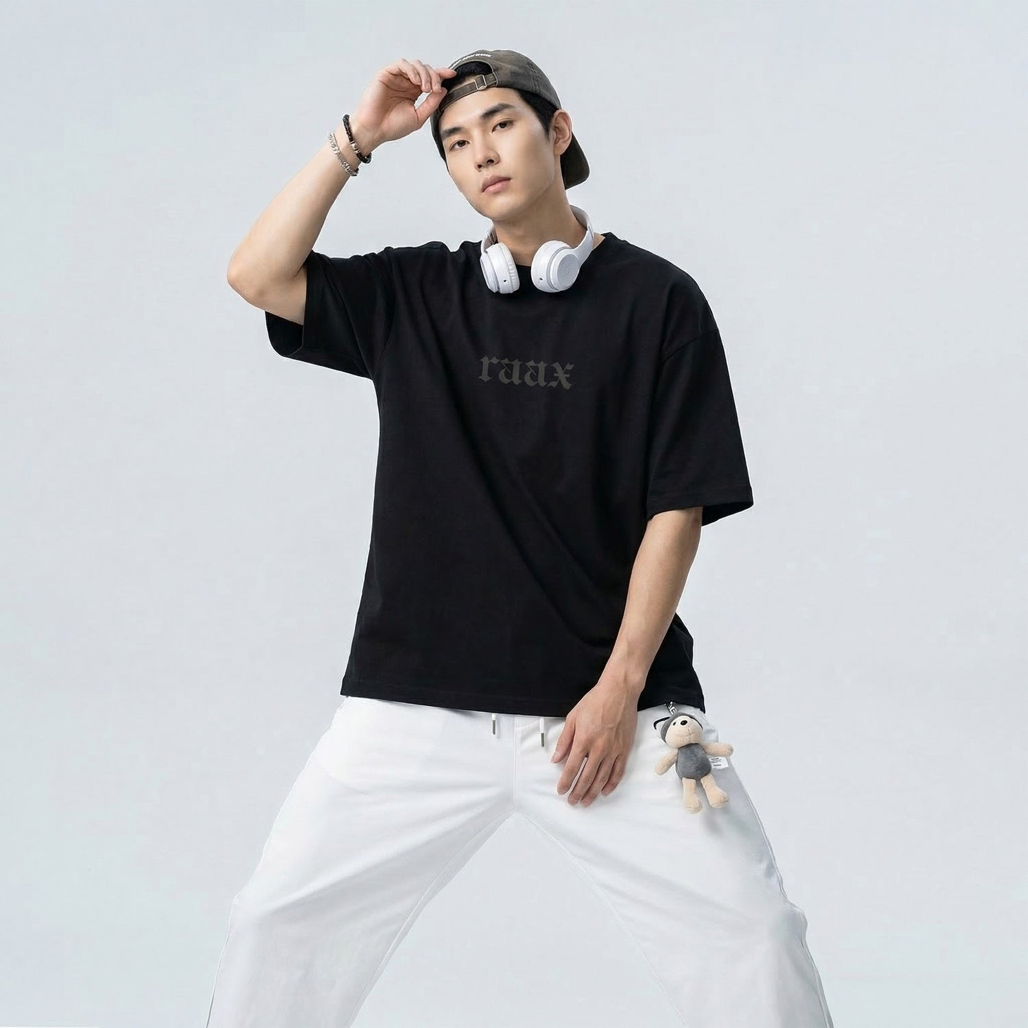 RAAX Main Character Mode Printed Tee | Men’s Oversize Fit T-Shirt