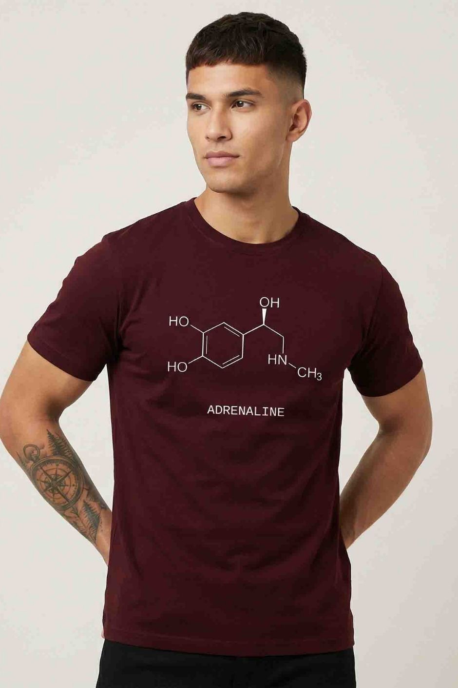 Adrenaline Printed Tee | Men’s Regular Fit T-Shirt