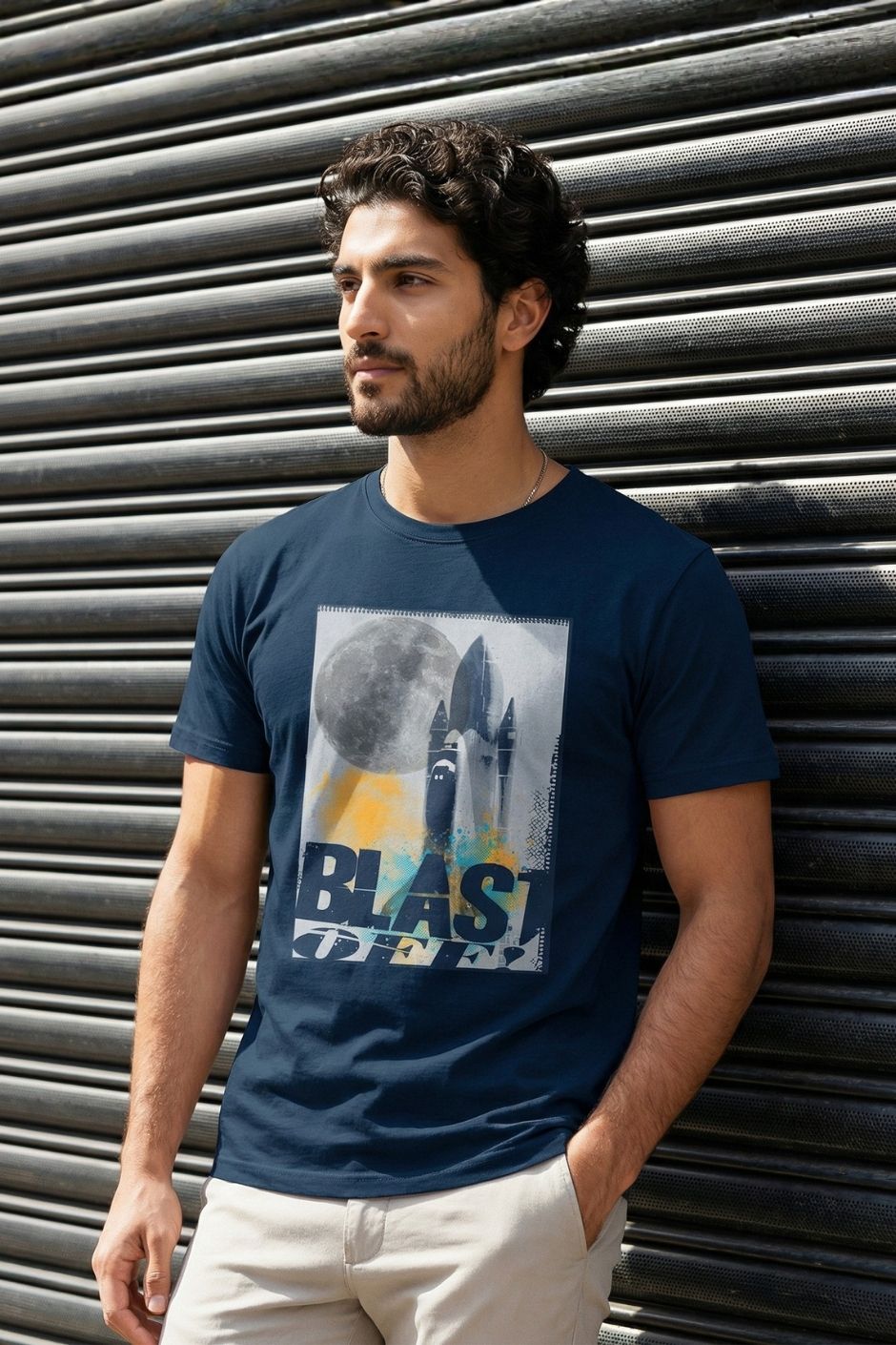 Blast Printed Tee | Men’s Regular Fit T-Shirt