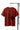 Rust t-shirt with a black spider design on a white background