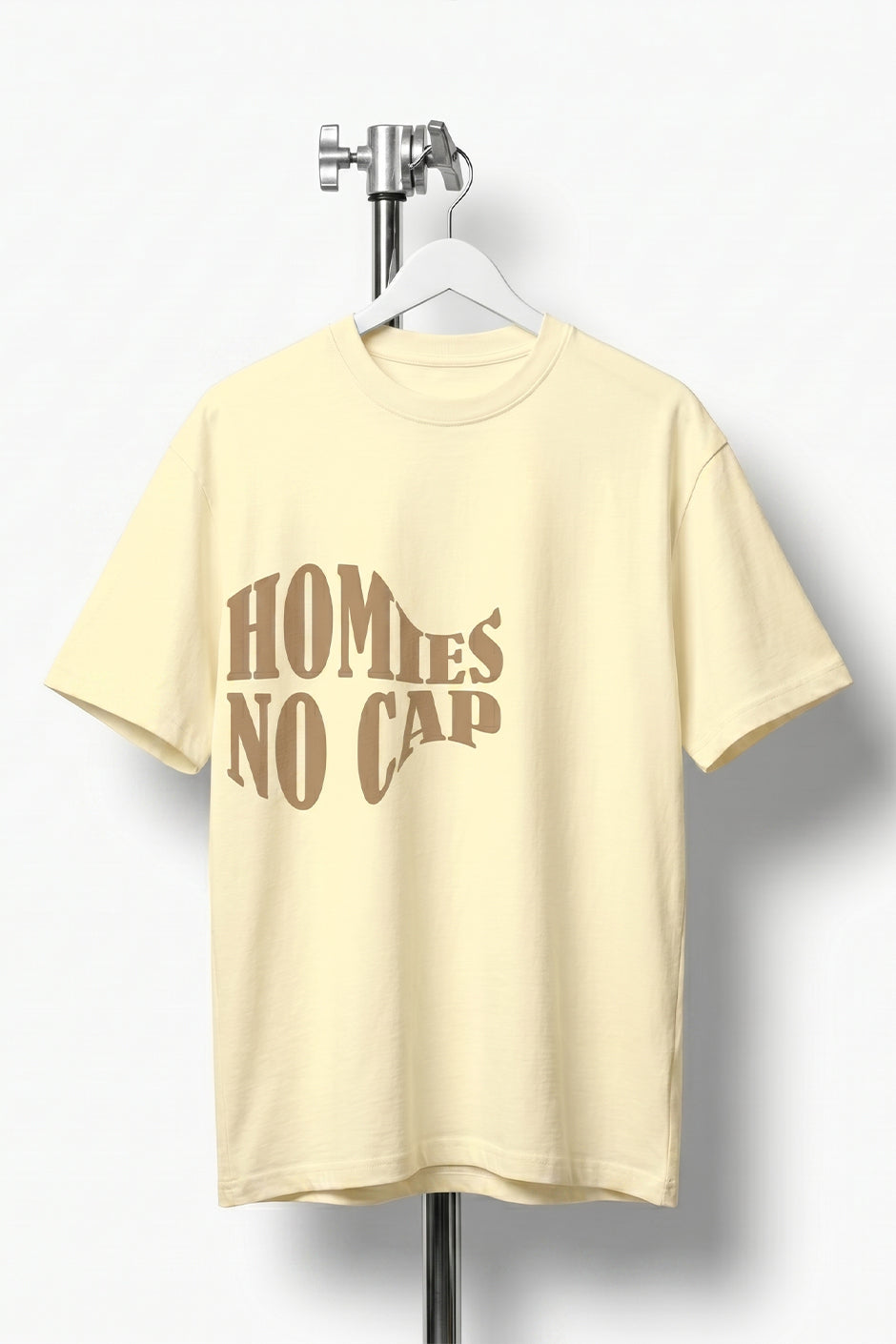 Homies No Cap Printed Tee | Men's Regular Fit T-Shirt