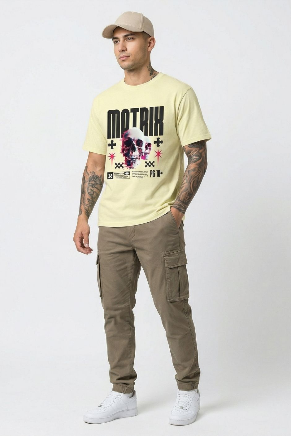 Matrix Printed Tee | Men’s Regular Fit T-Shirt
