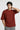 Men’s Oversize Essential Crew Tee – Rust