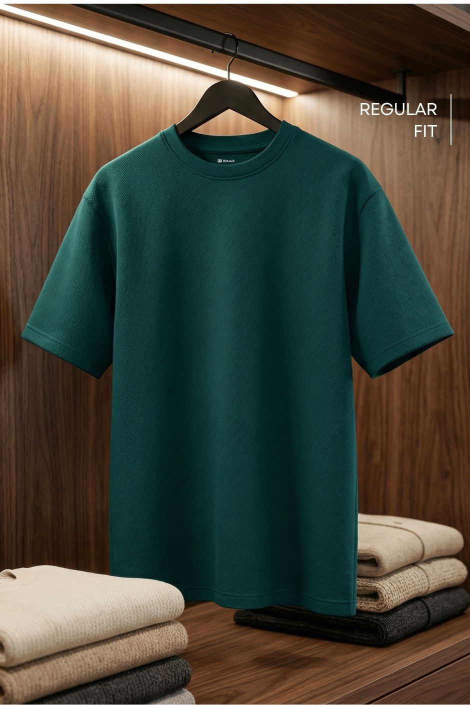 Men's Regular Essential Crew Tee – Forest Green