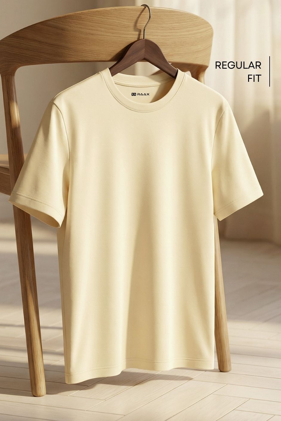 Men’s Regular Essential Crew Tee – Off White