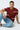 Men’s Regular Essential Crew Tee – Rust