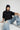 Women’s Oversize Essential Crew Tee – Black