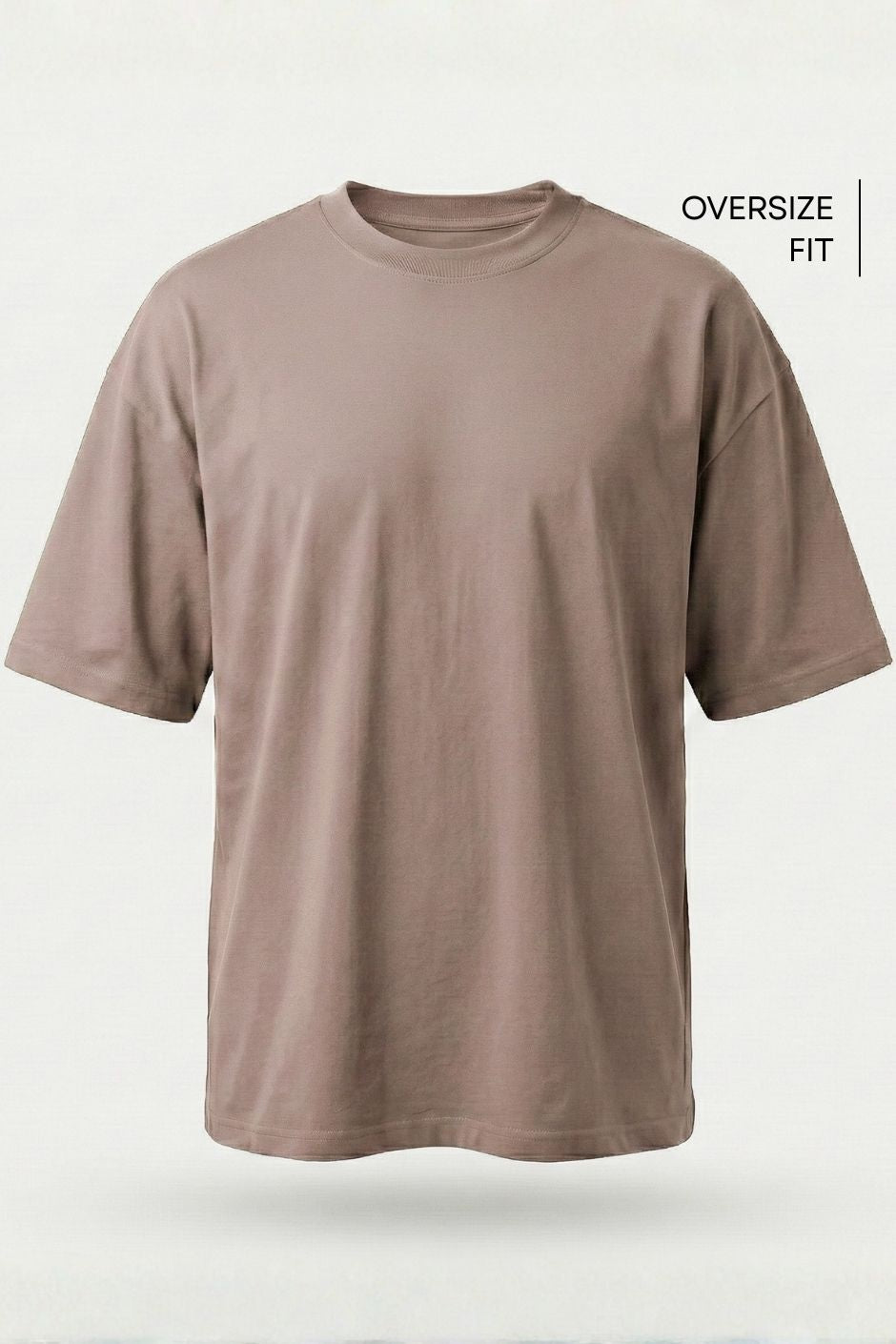 Women’s Oversize Essential Crew Tee – chocolate