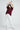 Women’s Oversize Essential Crew Tee – Maroon Red