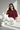 Women’s Oversize Essential Crew Tee – Maroon Red