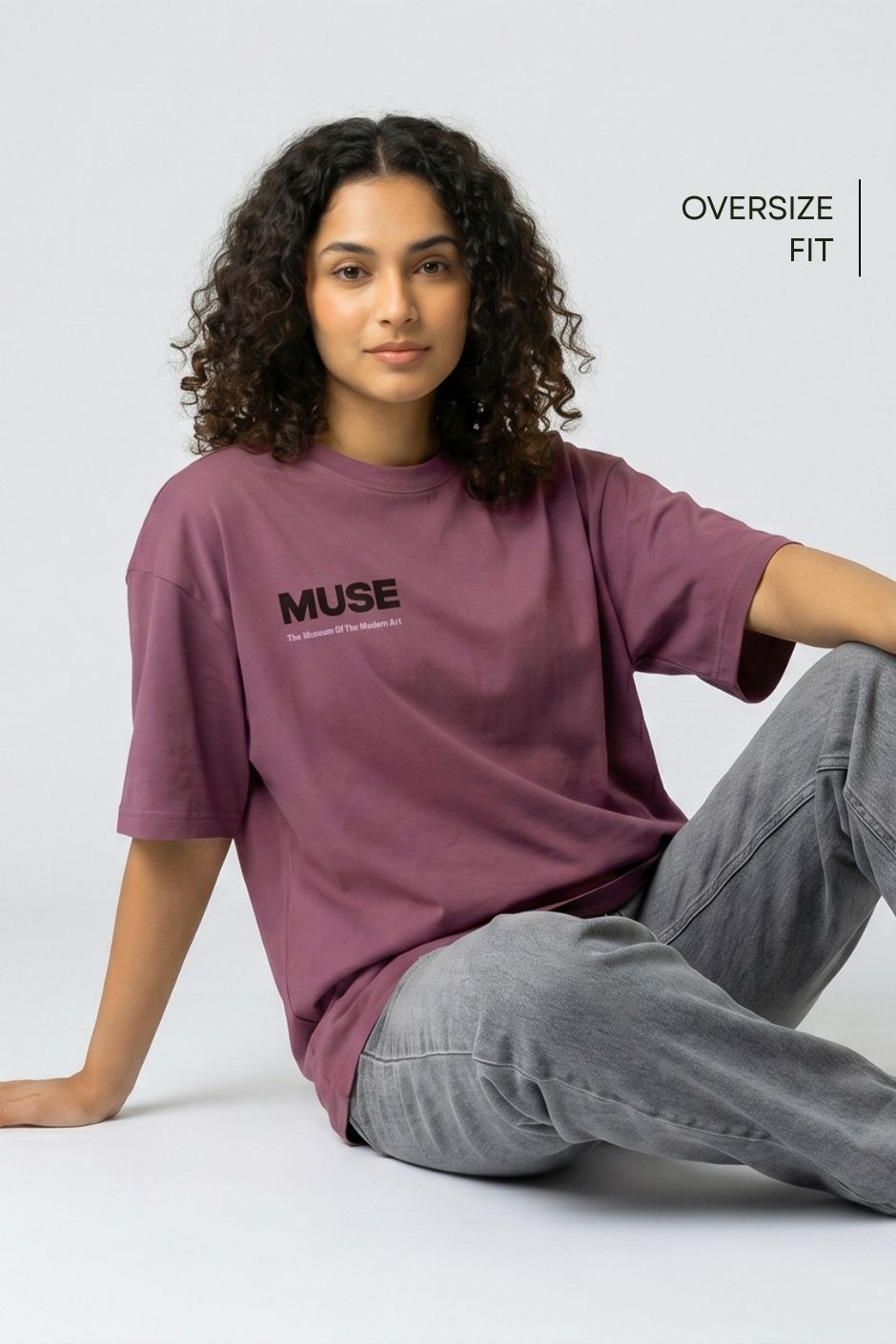 Muse Printed Tee | Women's Oversize Fit T-Shirt