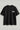Black t-shirt with 'TIME LESS' logo on a light gray background